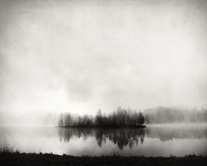 Isle of Silence by Franz Bogner Framed Print - USTAD HOME