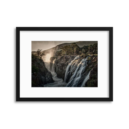Sacred Waterfalls by Pavol Stranak Framed Print - USTAD HOME