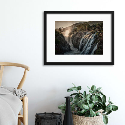 Sacred Waterfalls by Pavol Stranak Framed Print - USTAD HOME