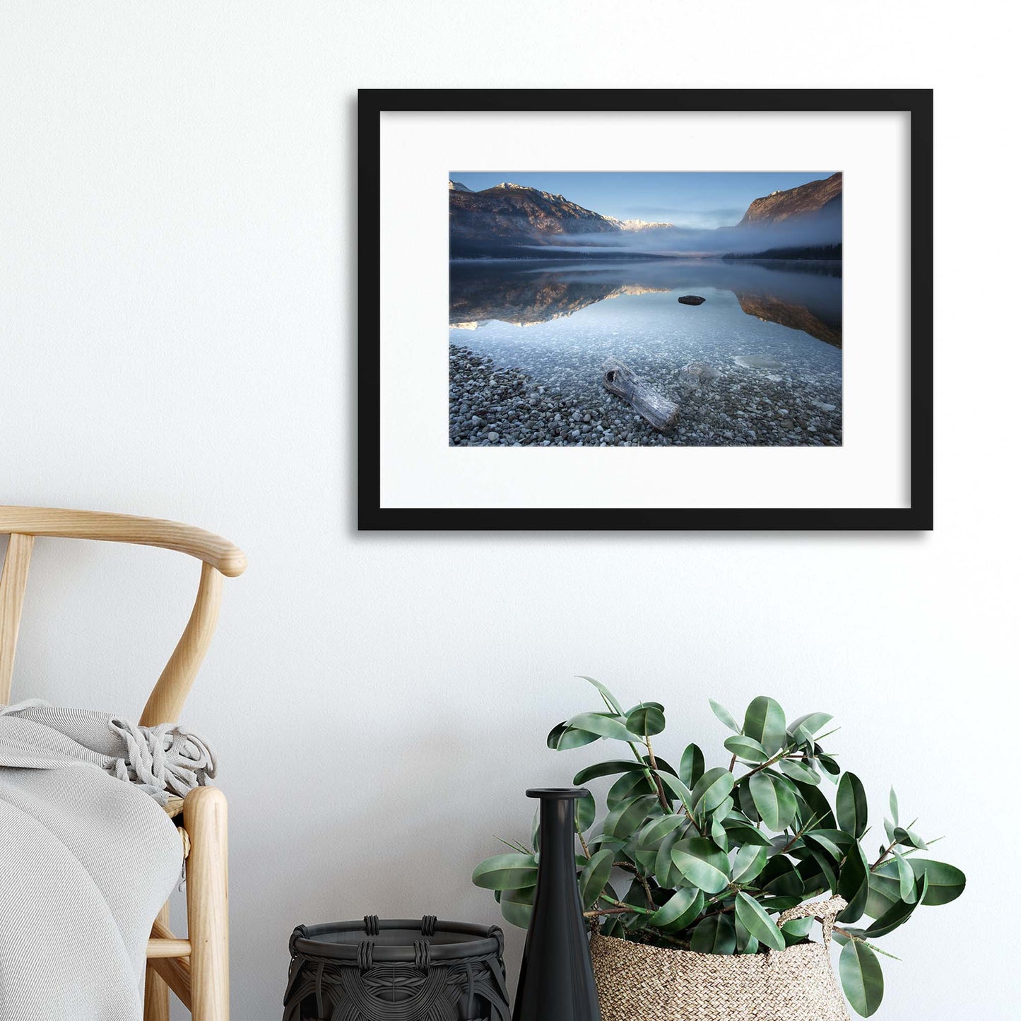 Bohinj's Tranquility by Bor Framed Print - USTAD HOME