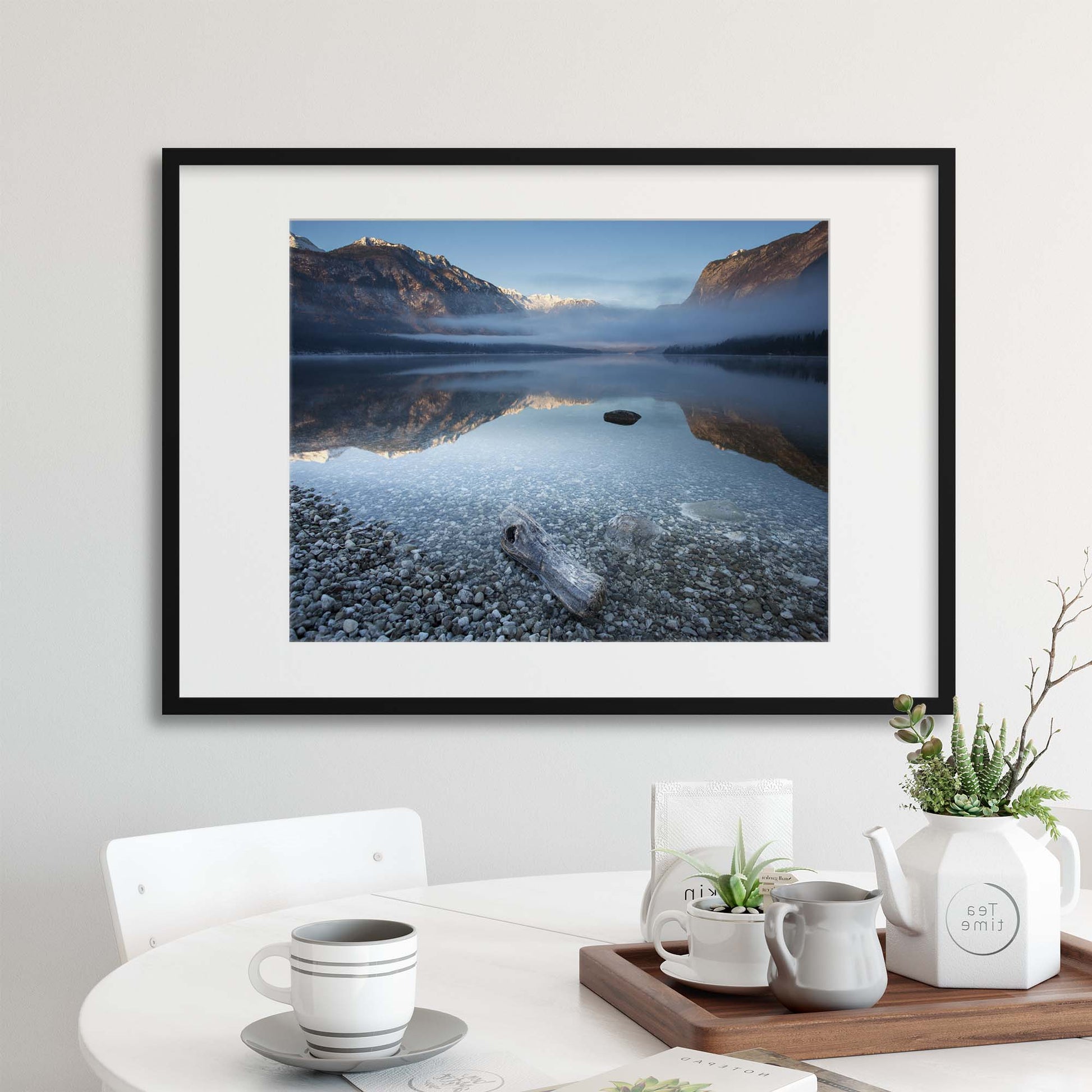 Bohinj's Tranquility by Bor Framed Print - USTAD HOME