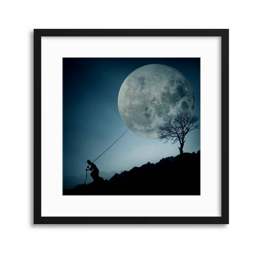 The Dreamer by Final Toto Framed Print - USTAD HOME