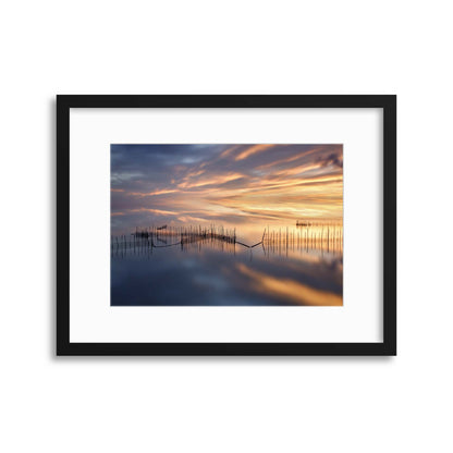 Fishnets by Jose Beut Framed Print - USTAD HOME