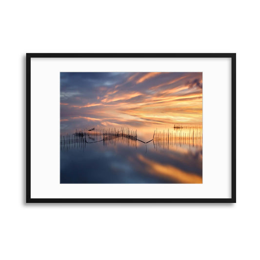 Fishnets by Jose Beut Framed Print - USTAD HOME