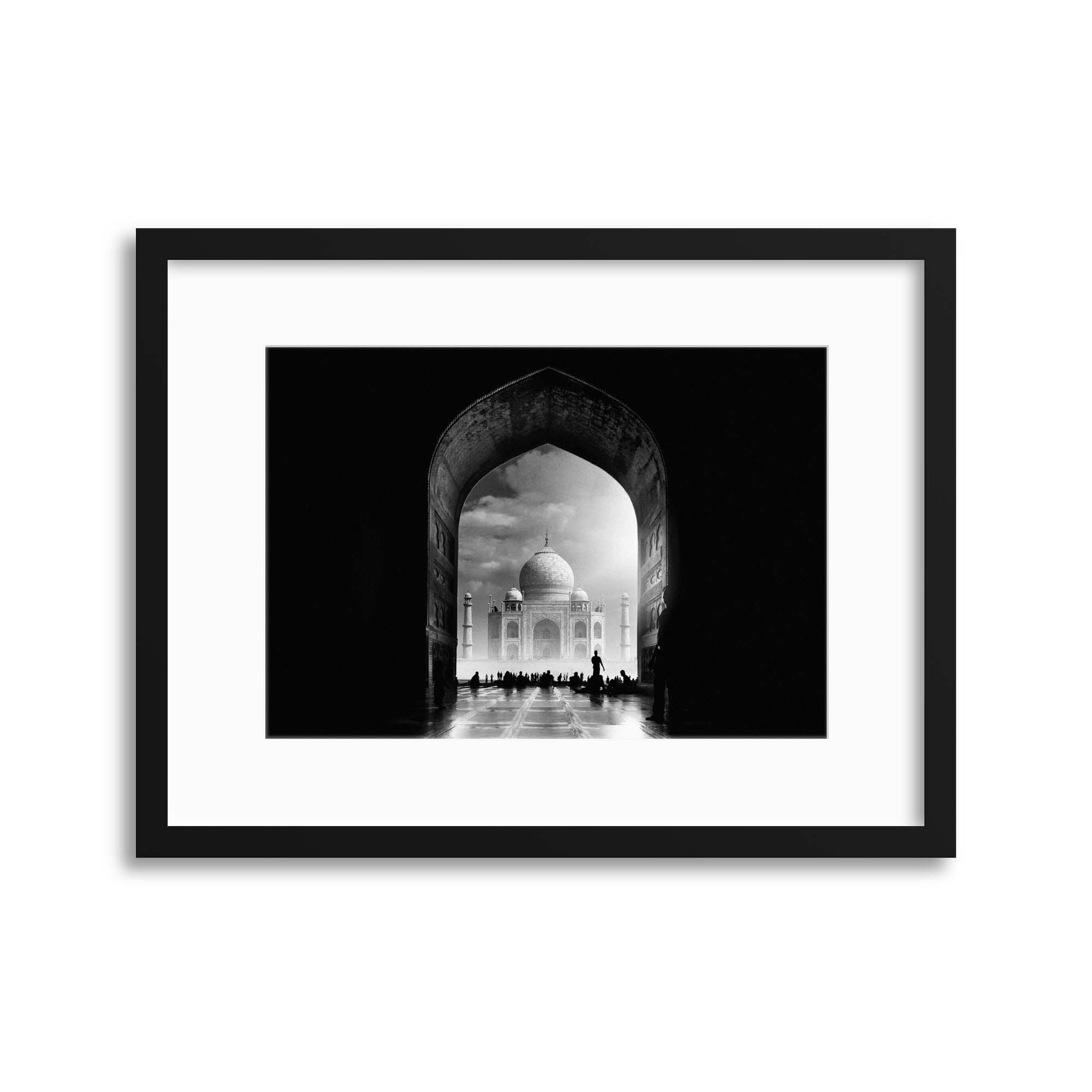 Taj Mahal by Hussain buhligaha Framed Print - USTAD HOME