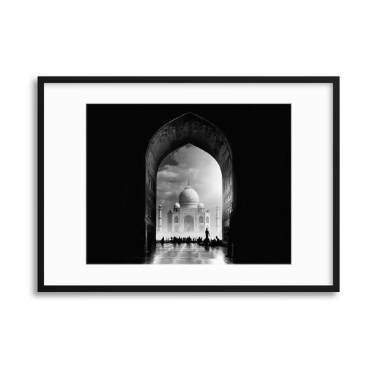 Taj Mahal by Hussain buhligaha Framed Print - USTAD HOME