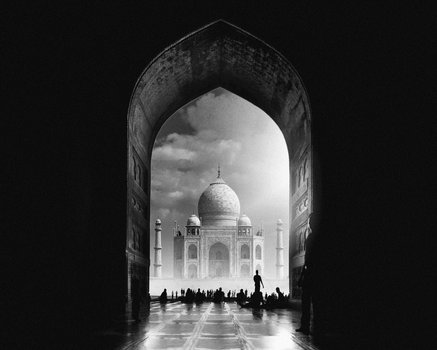 Taj Mahal by Hussain buhligaha Framed Print - USTAD HOME
