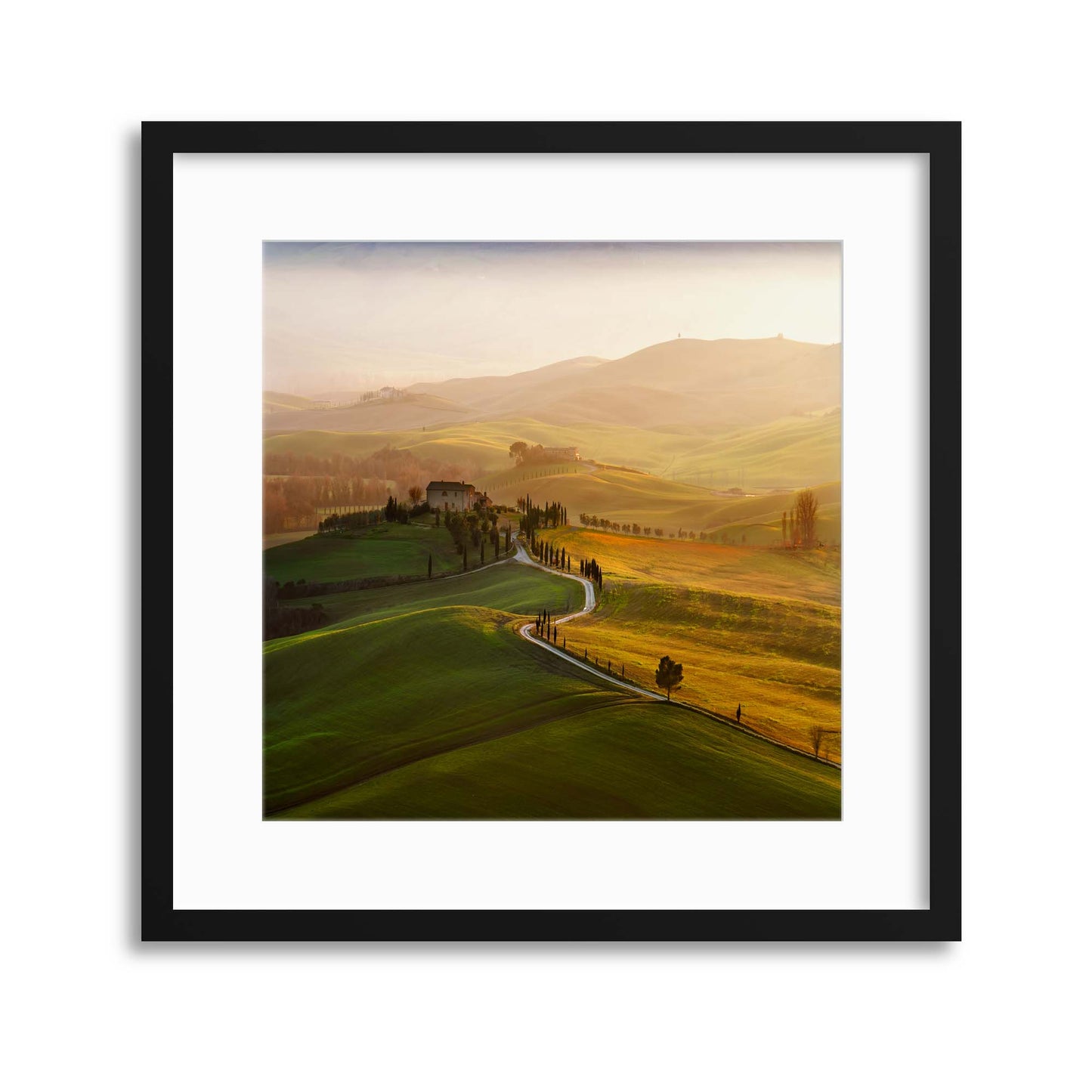 Val d'Orcia by Jarek Pawlak Framed Print - USTAD HOME