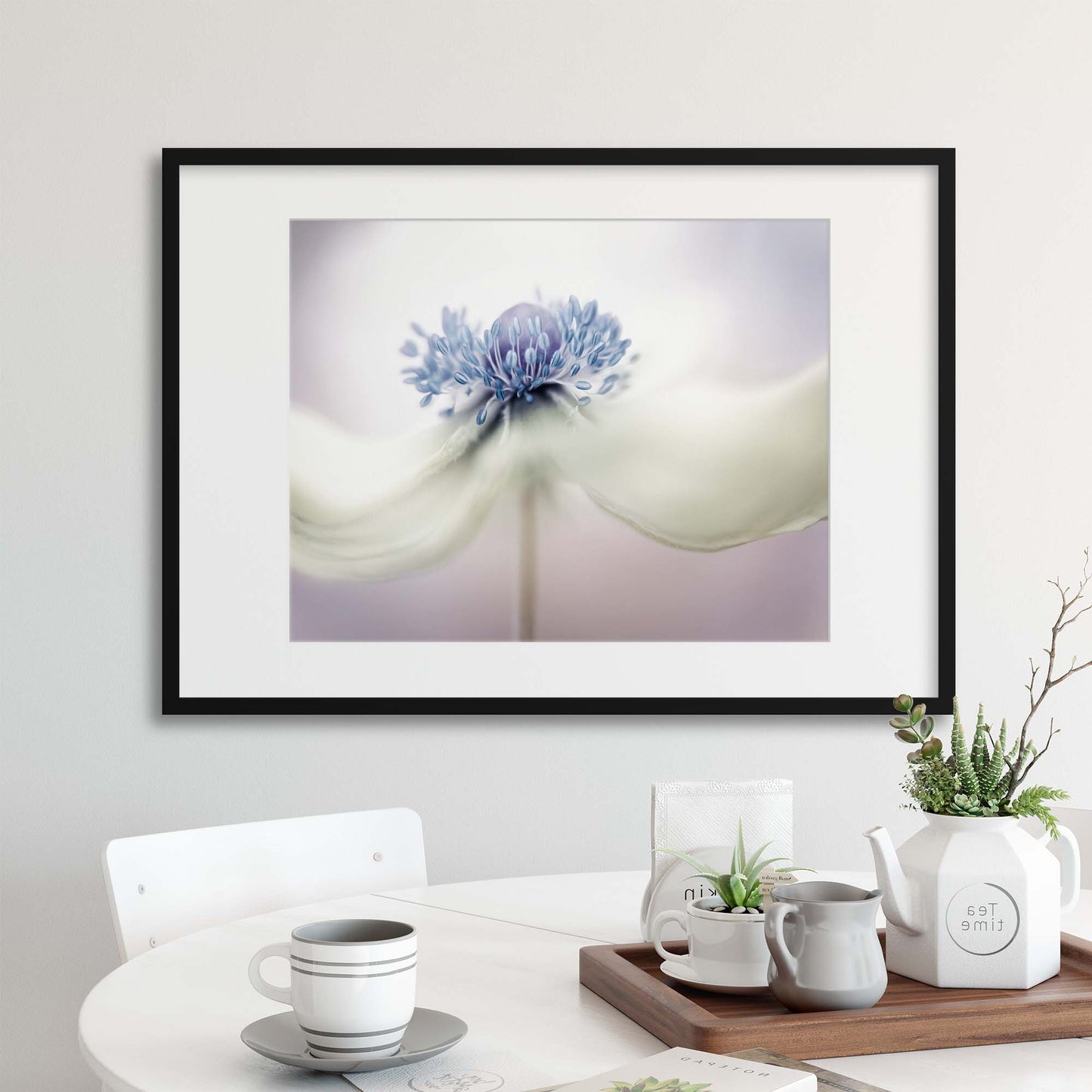 Anemone by Mandy Disher Framed Print - USTAD HOME