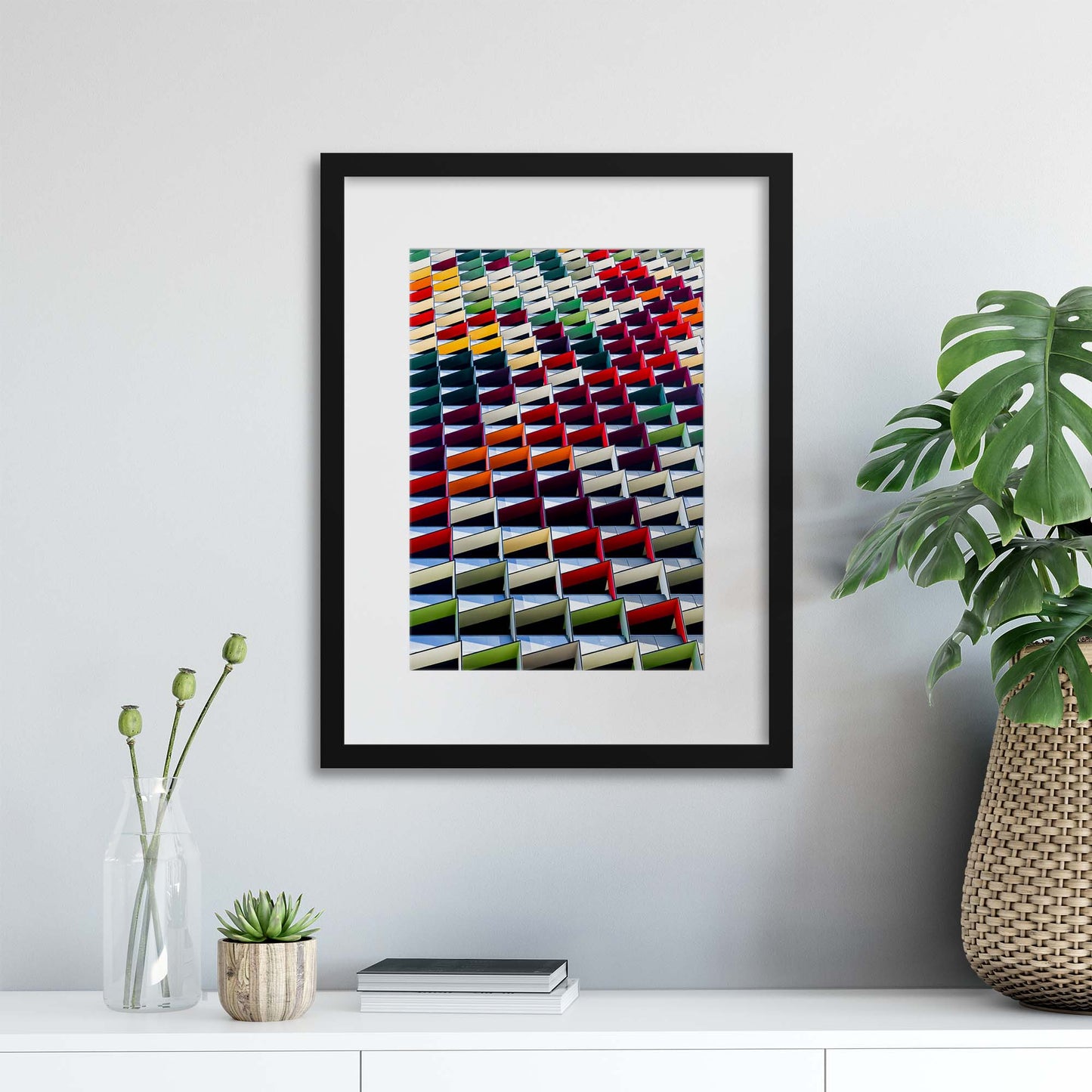 Origami by Jared Lim Framed Print - USTAD HOME