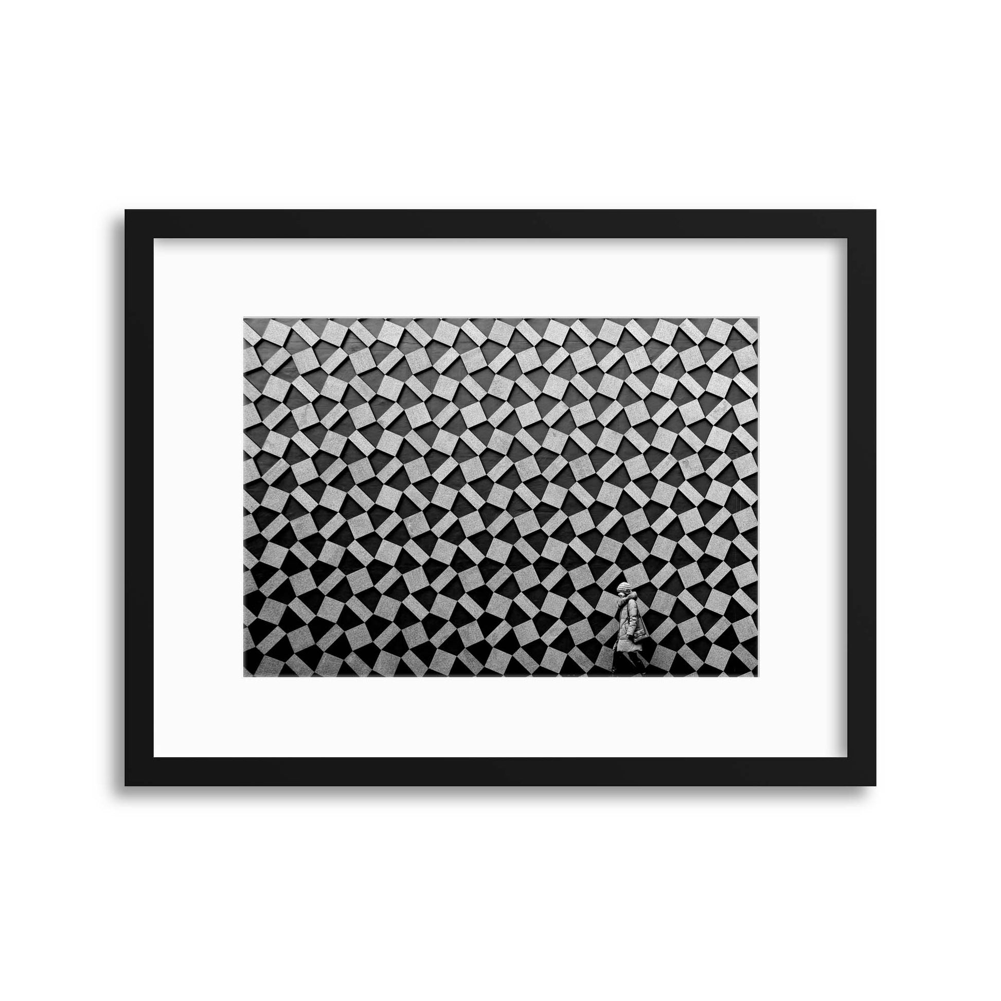 Pattern by Koji Tajima Framed Print - USTAD HOME