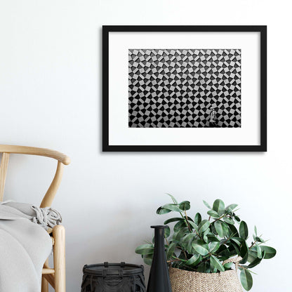 Pattern by Koji Tajima Framed Print - USTAD HOME