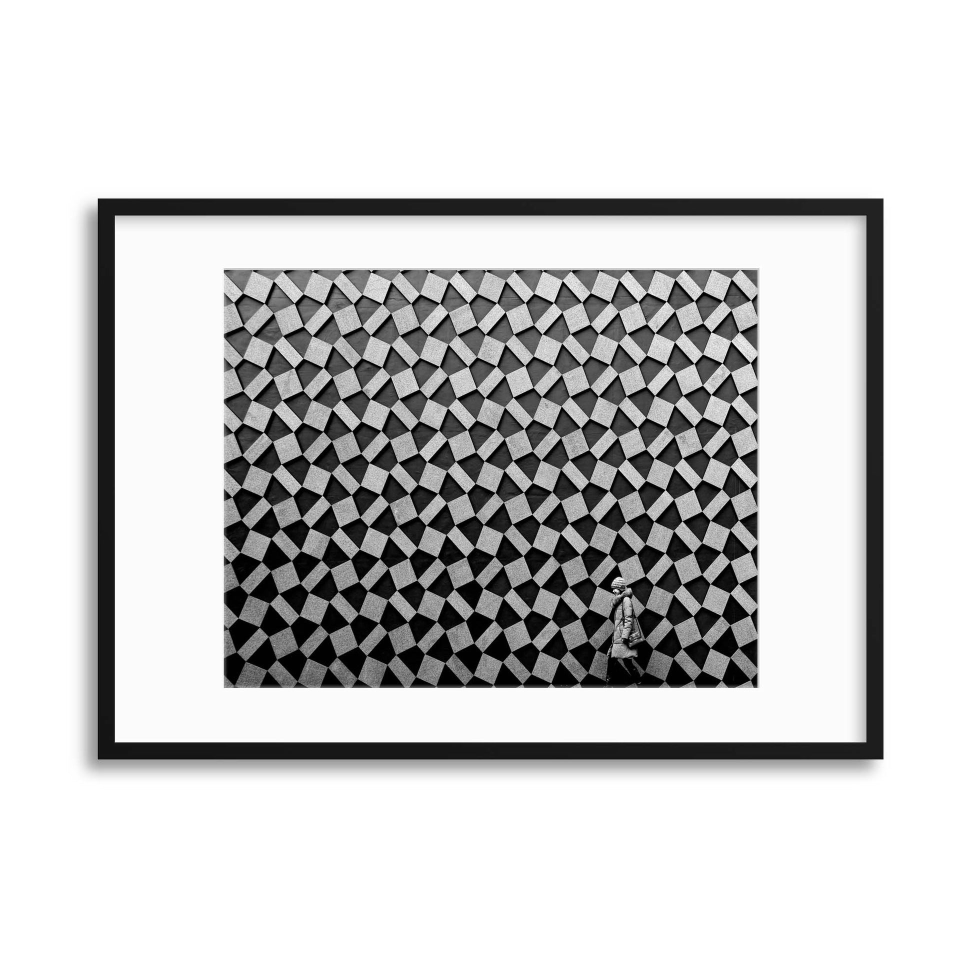 Pattern by Koji Tajima Framed Print - USTAD HOME