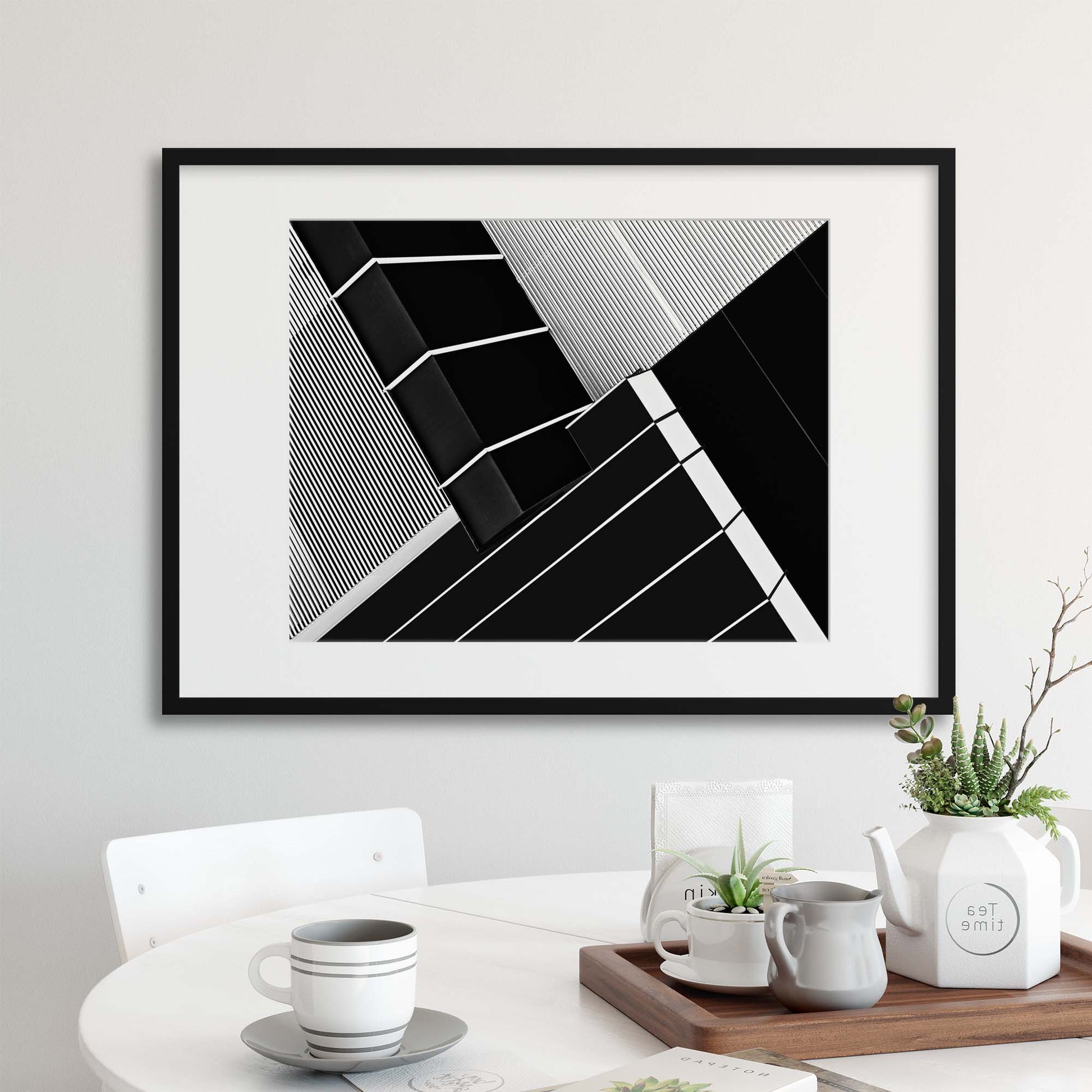 Fragile Symmetry by Paulo Abrantes Framed Print - USTAD HOME