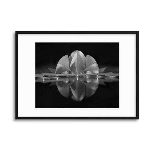 Black Contrast by nimit nigam Framed Print - USTAD HOME