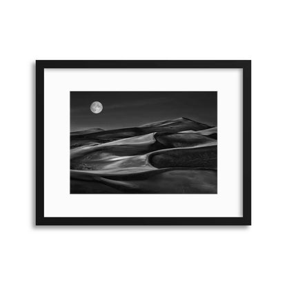 The night walked down the sky by Yvette Depaepe Framed Print - USTAD HOME