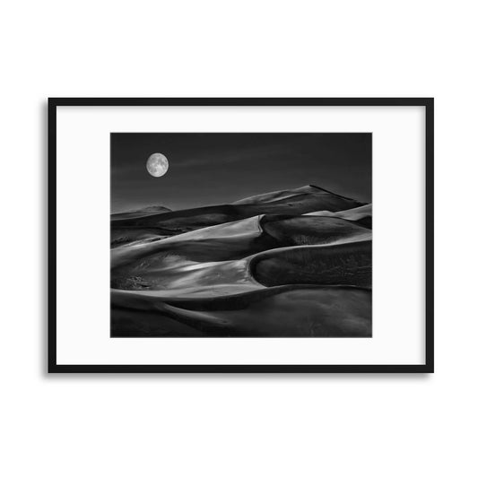 The night walked down the sky by Yvette Depaepe Framed Print - USTAD HOME