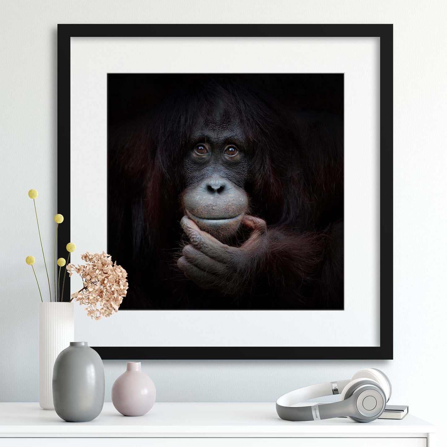 The Mirror Image by Antje Wenner-Braun Framed Print - USTAD HOME