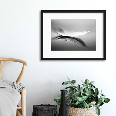 White by Olinda Coutinho Framed Print - USTAD HOME