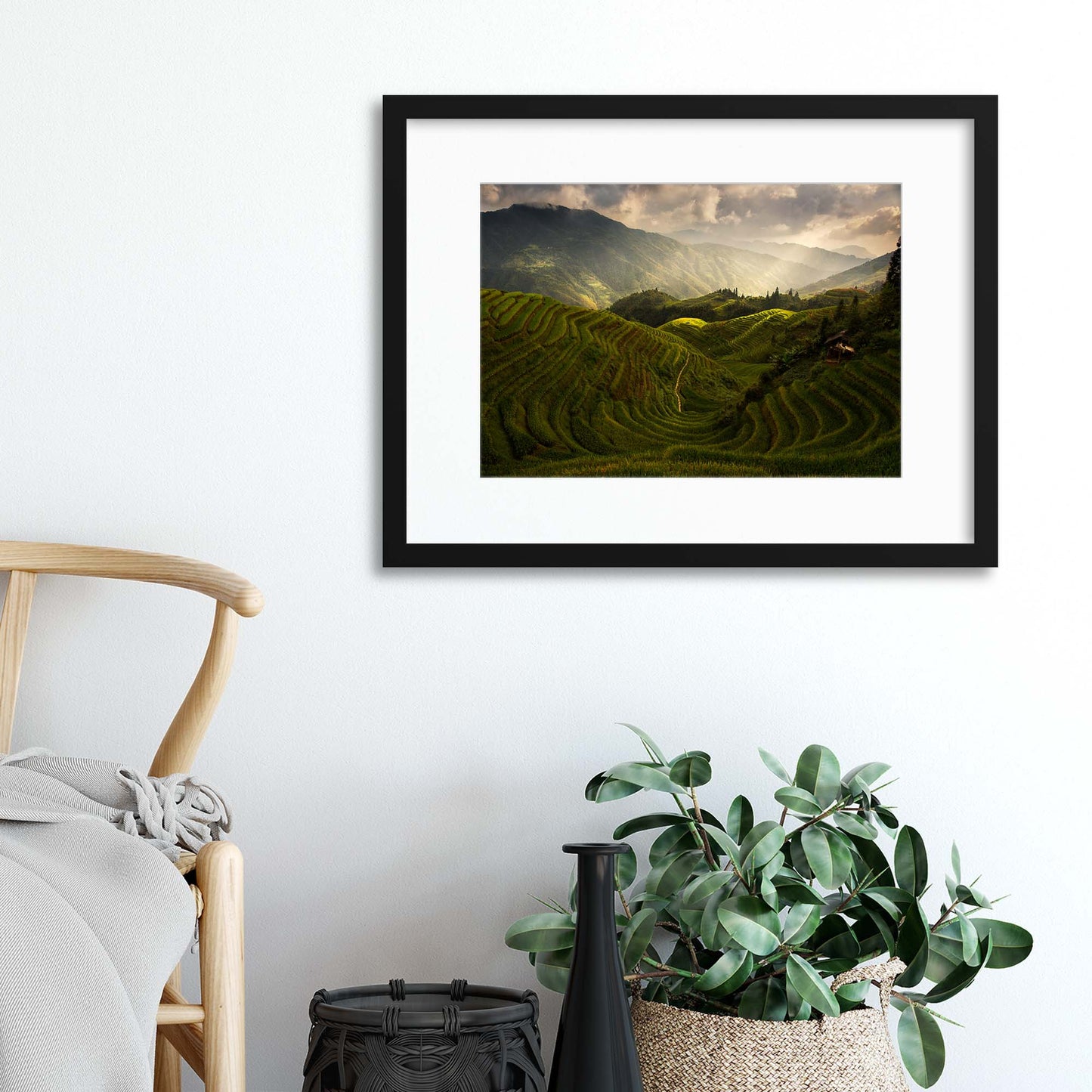 A Tuscan Feel in China by Max Witjes Framed Print - USTAD HOME