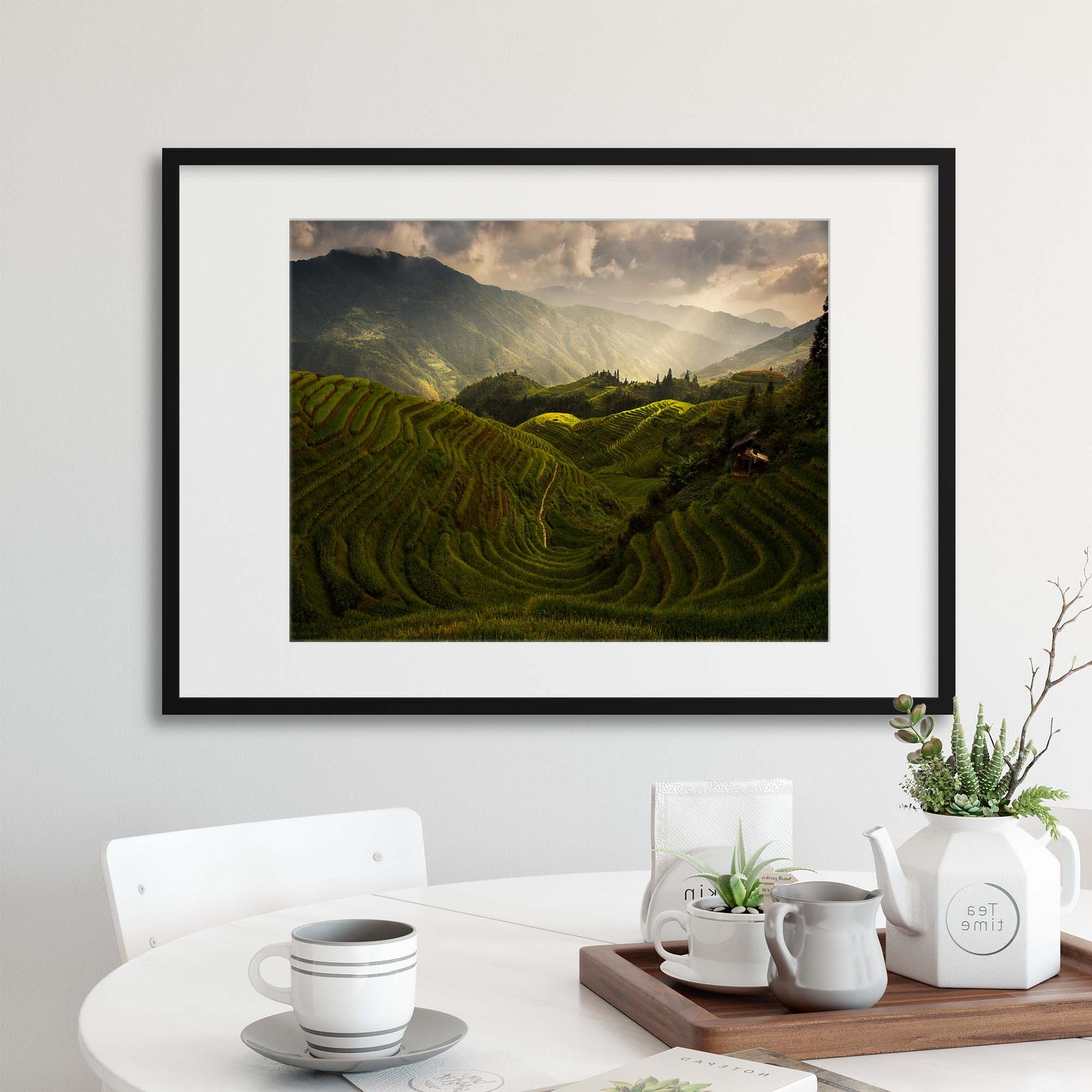 A Tuscan Feel in China by Max Witjes Framed Print - USTAD HOME