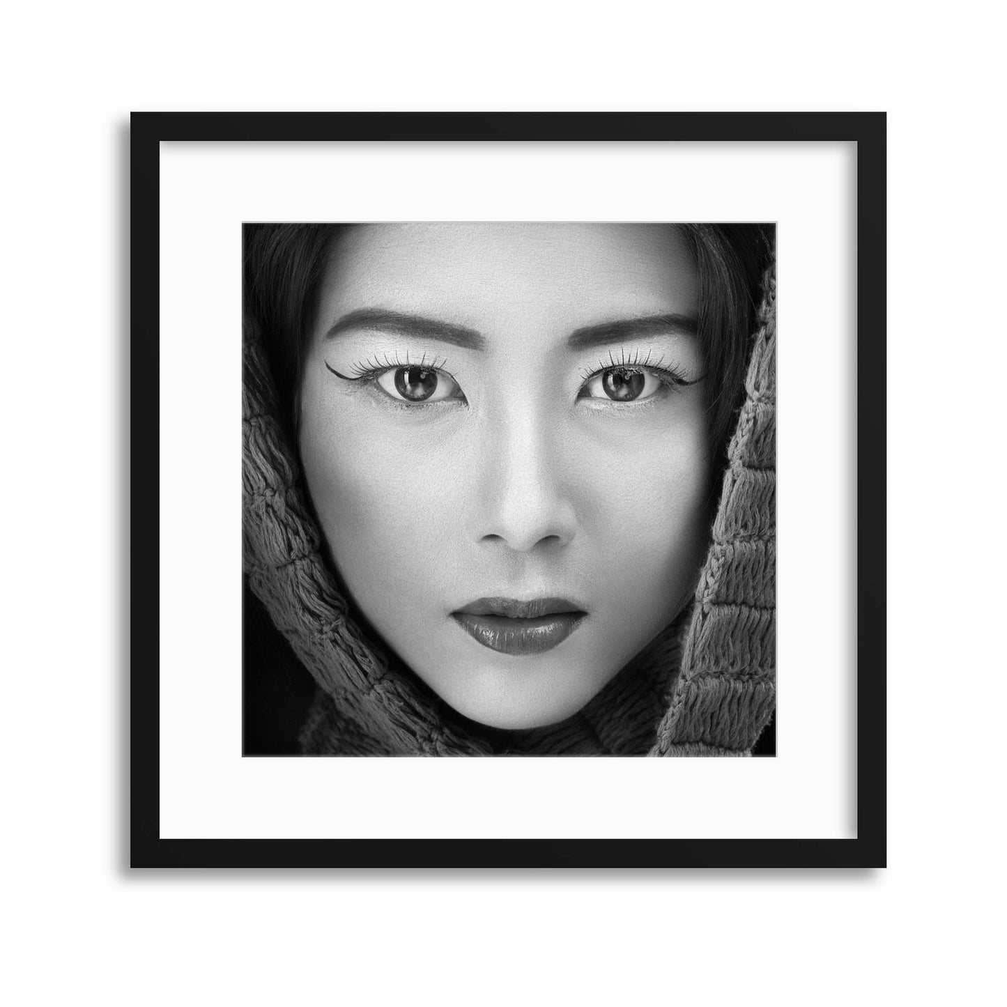 Portrait of Icha by Arief Siswandhono Framed Print - USTAD HOME