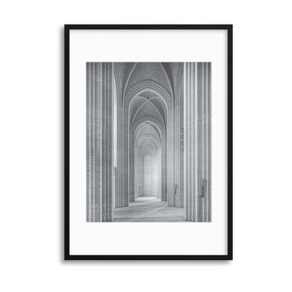 Grundtvigs Kirke by Martin Fleckenstein Framed Print - USTAD HOME