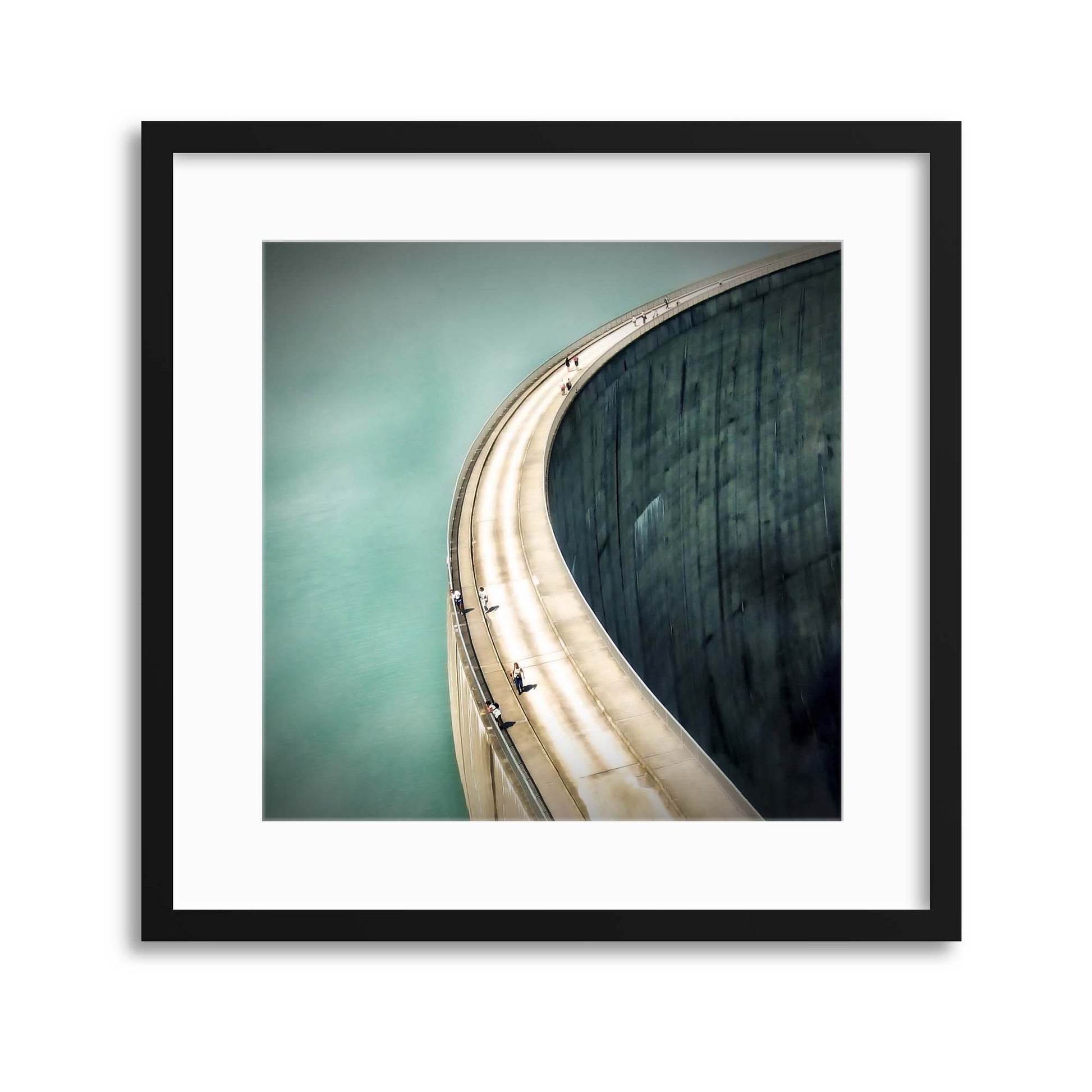 The Dam by Anna Cseresnjes Framed Print - USTAD HOME