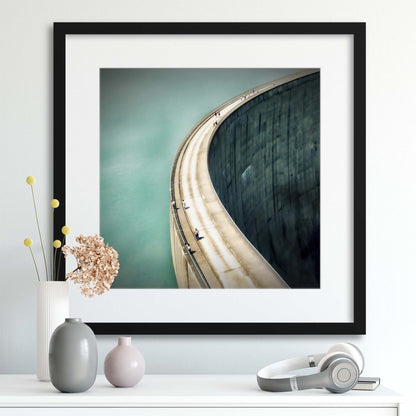 The Dam by Anna Cseresnjes Framed Print - USTAD HOME