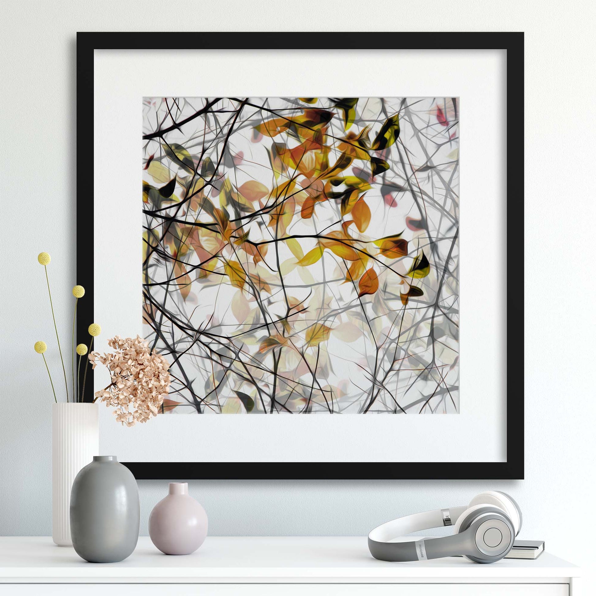 Autumn Song by Gilbert Claes Framed Print - USTAD HOME