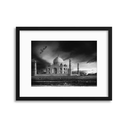 The Banks of the Jamuna River by Piet Flour Framed Print - USTAD HOME