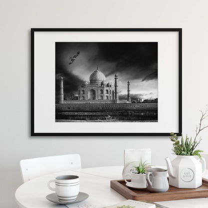 The Banks of the Jamuna River by Piet Flour Framed Print - USTAD HOME