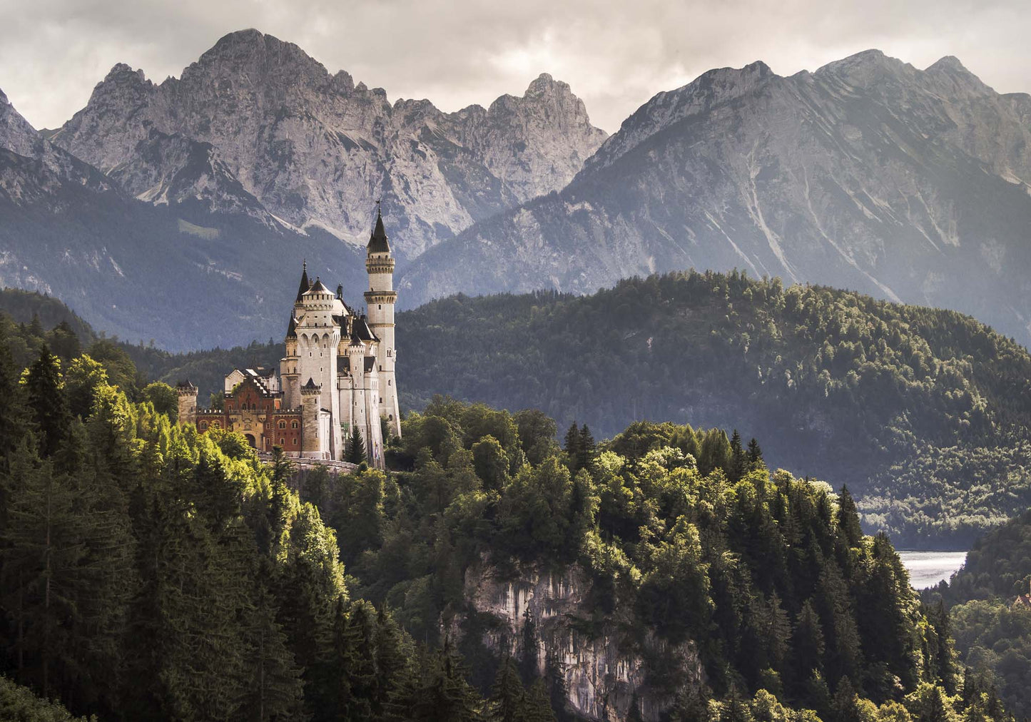 The Two Castles by Andreas Wonisch Framed Print - USTAD HOME