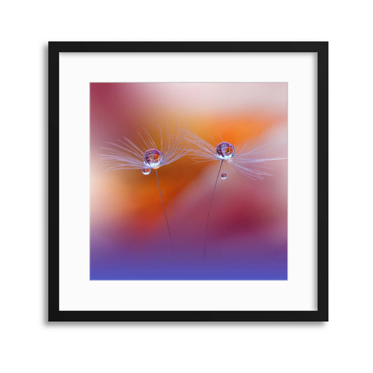 Two Worlds by Juliana Nan Framed Print - USTAD HOME