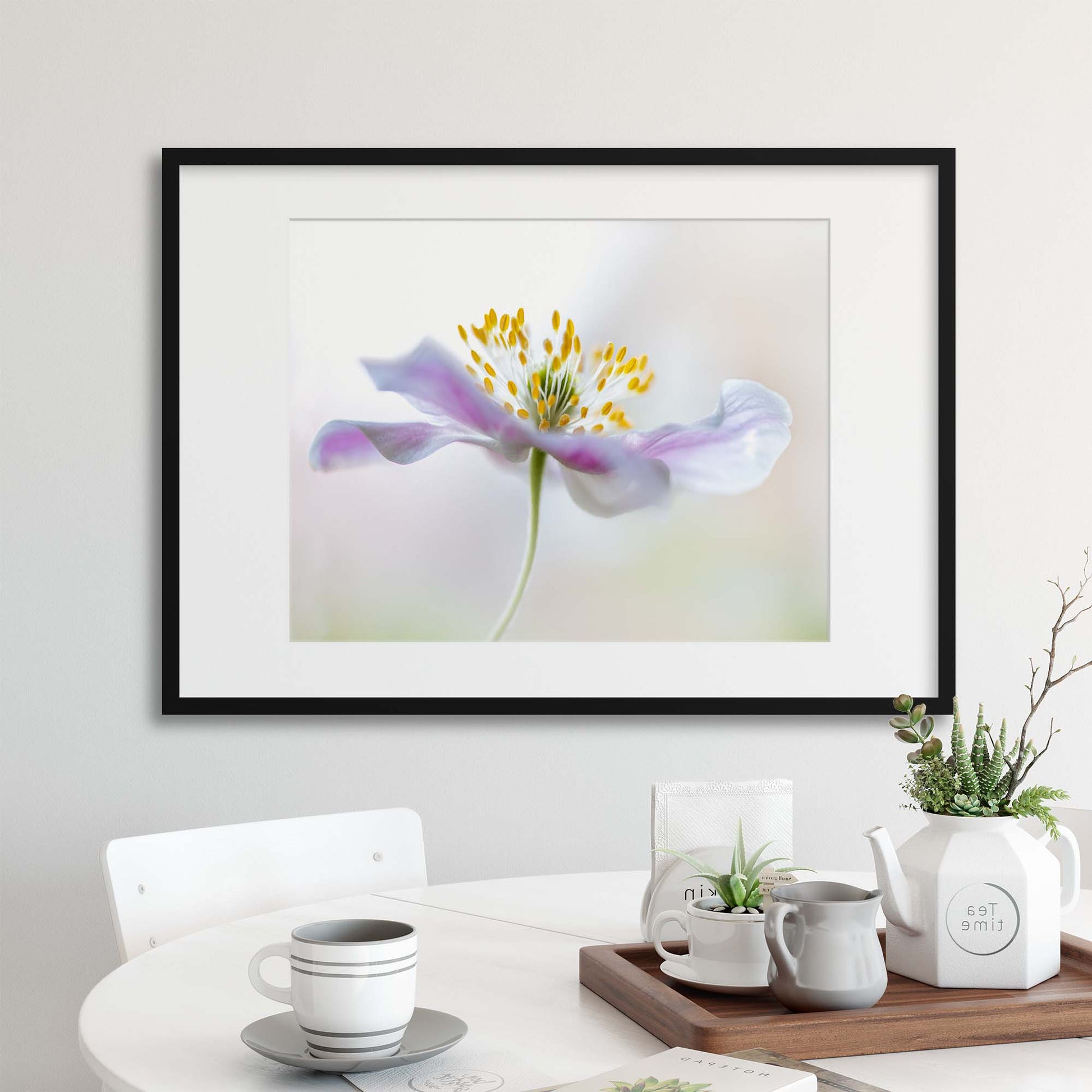 Wood Anemone by Mandy Disher Framed Print - USTAD HOME