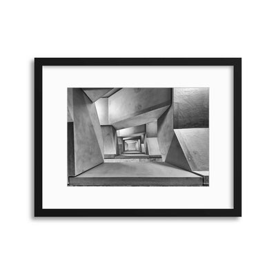 Downstairs by Guy Goetzinger Framed Print - USTAD HOME