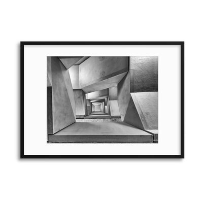 Downstairs by Guy Goetzinger Framed Print - USTAD HOME