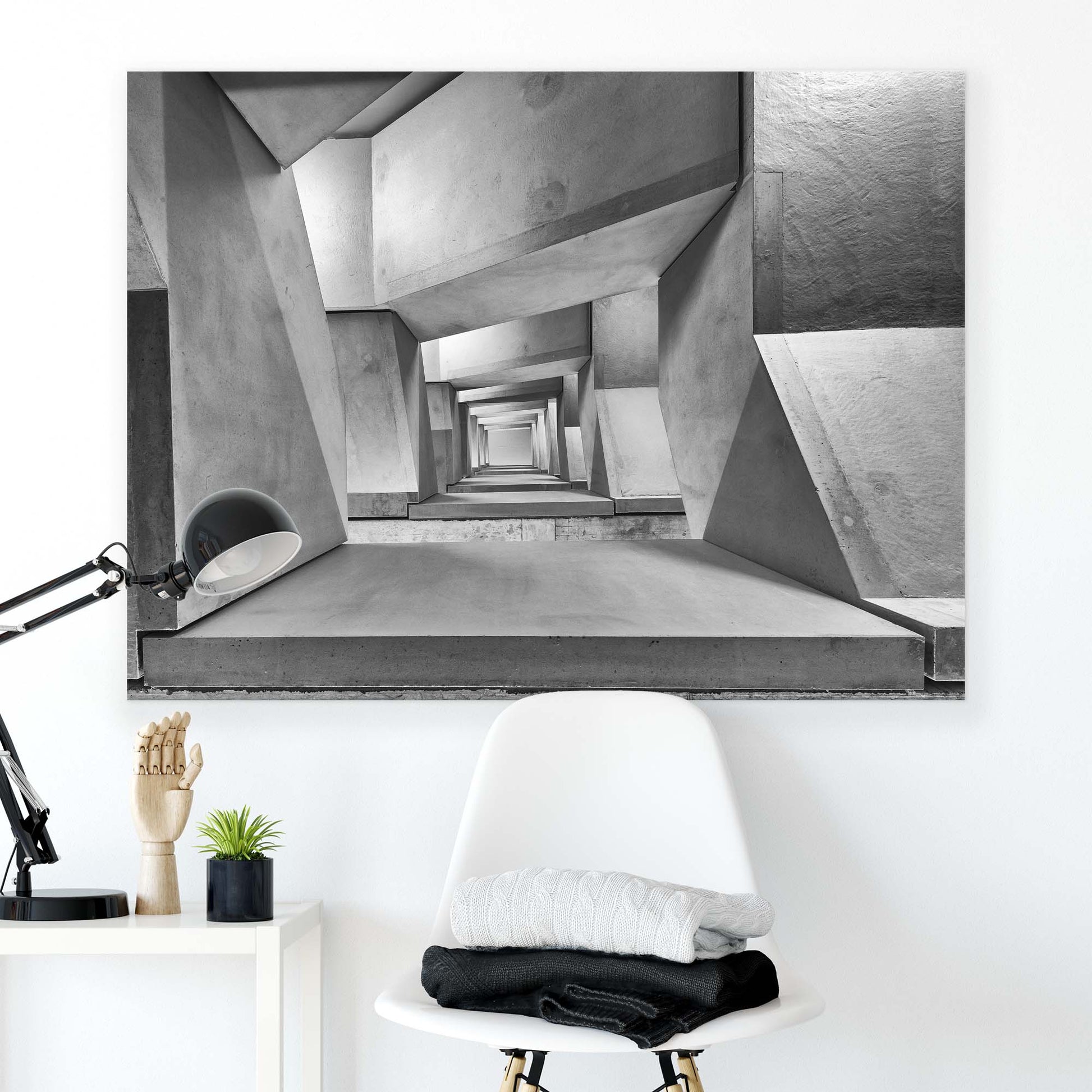 Downstairs by Guy Goetzinger Canvas Print - USTAD HOME
