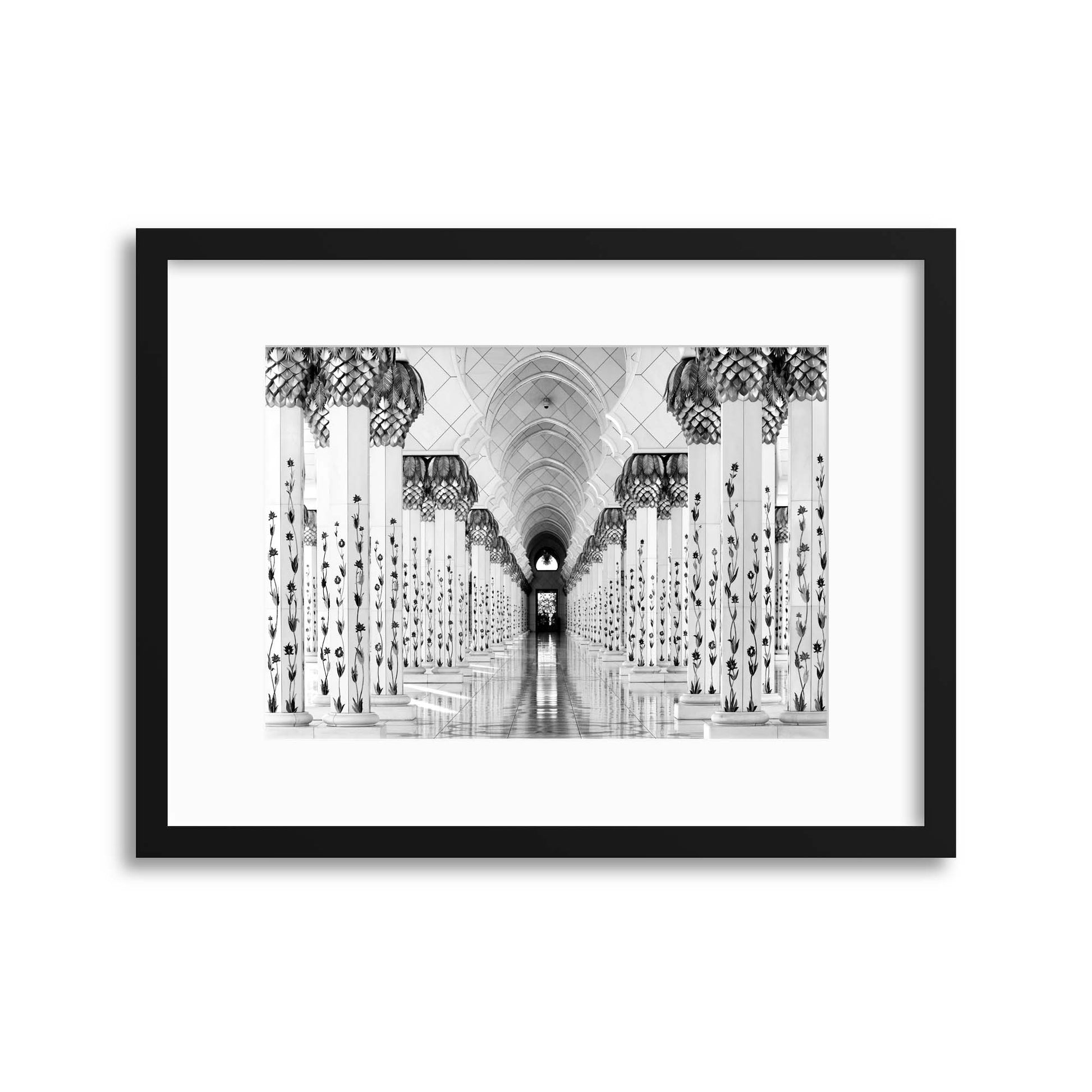 Sheik Zayed Mosque by Hans-Wolfgang Hawerkamp Framed Print - USTAD HOME