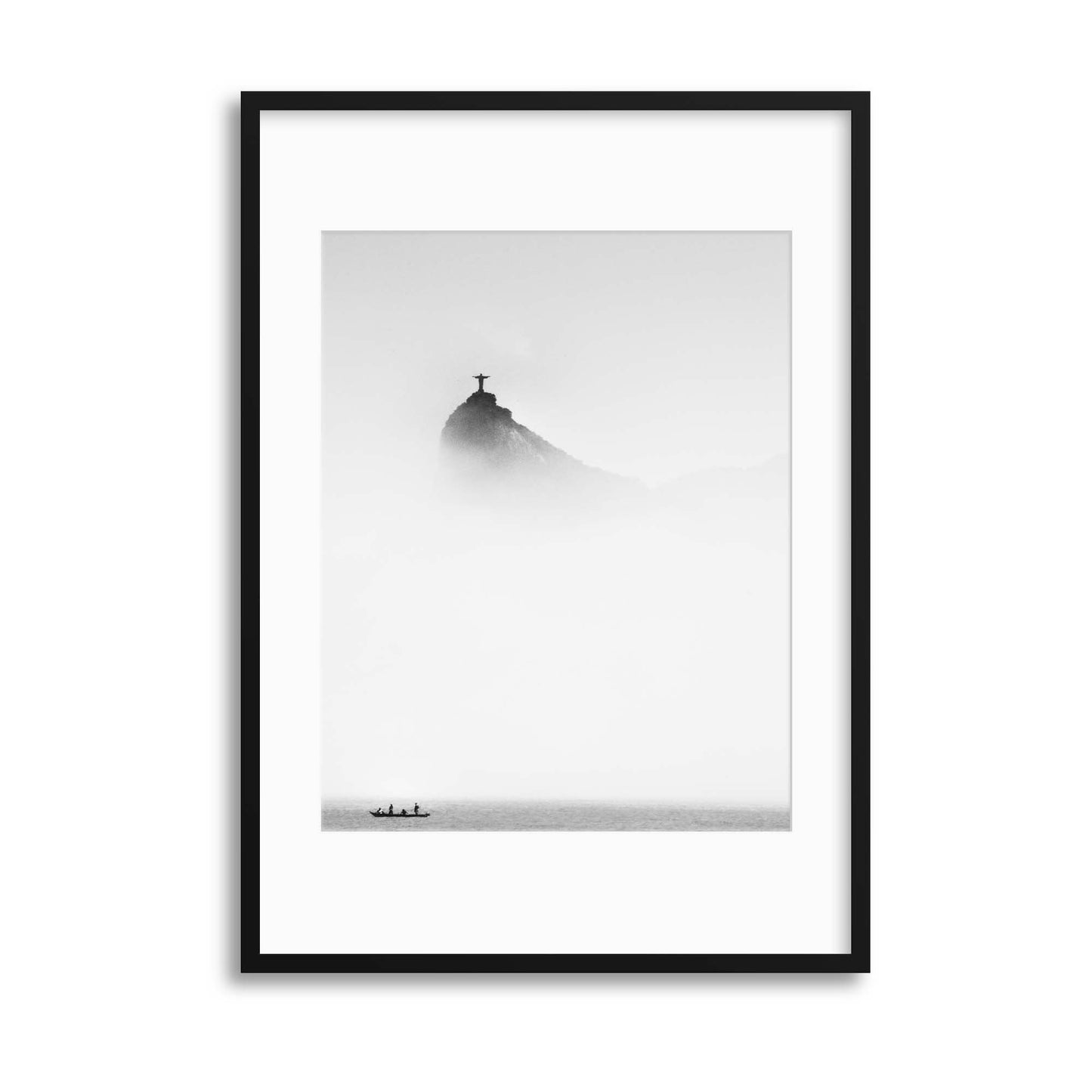 Cristo in the Mist by Trevor Cole Framed Print - USTAD HOME