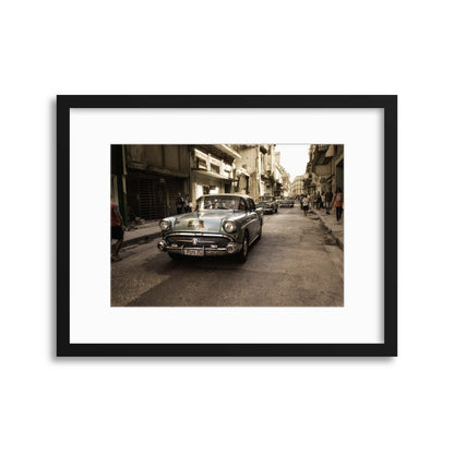 Old Havana Street by Alper Uke Framed Print - USTAD HOME