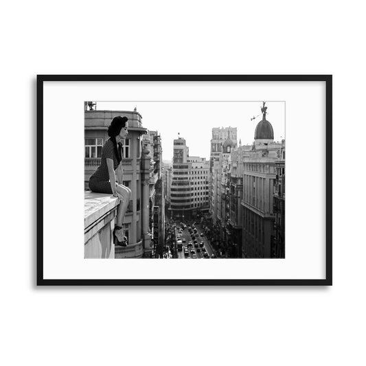 Mad Madrid by Alejandro Marcos Framed Print - USTAD HOME