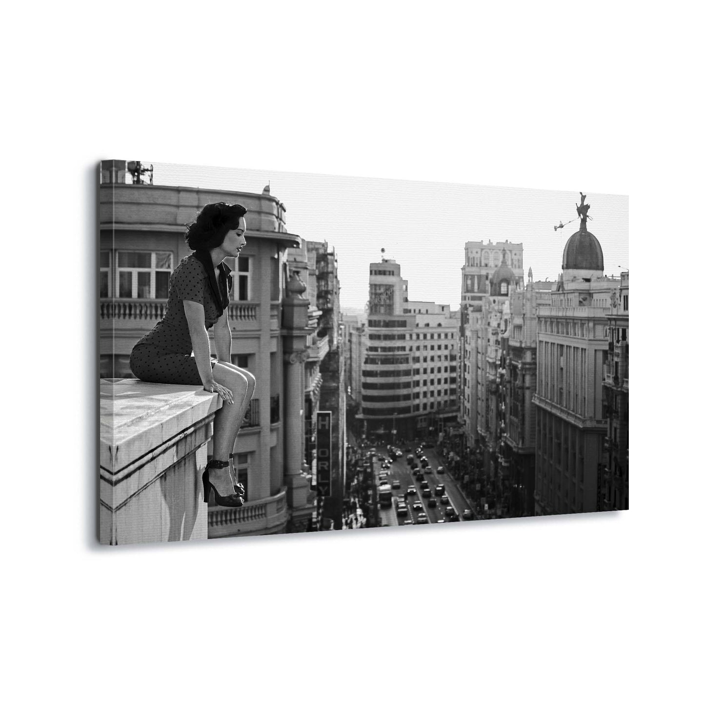 Mad Madrid by Alejandro Marcos Canvas Print - USTAD HOME