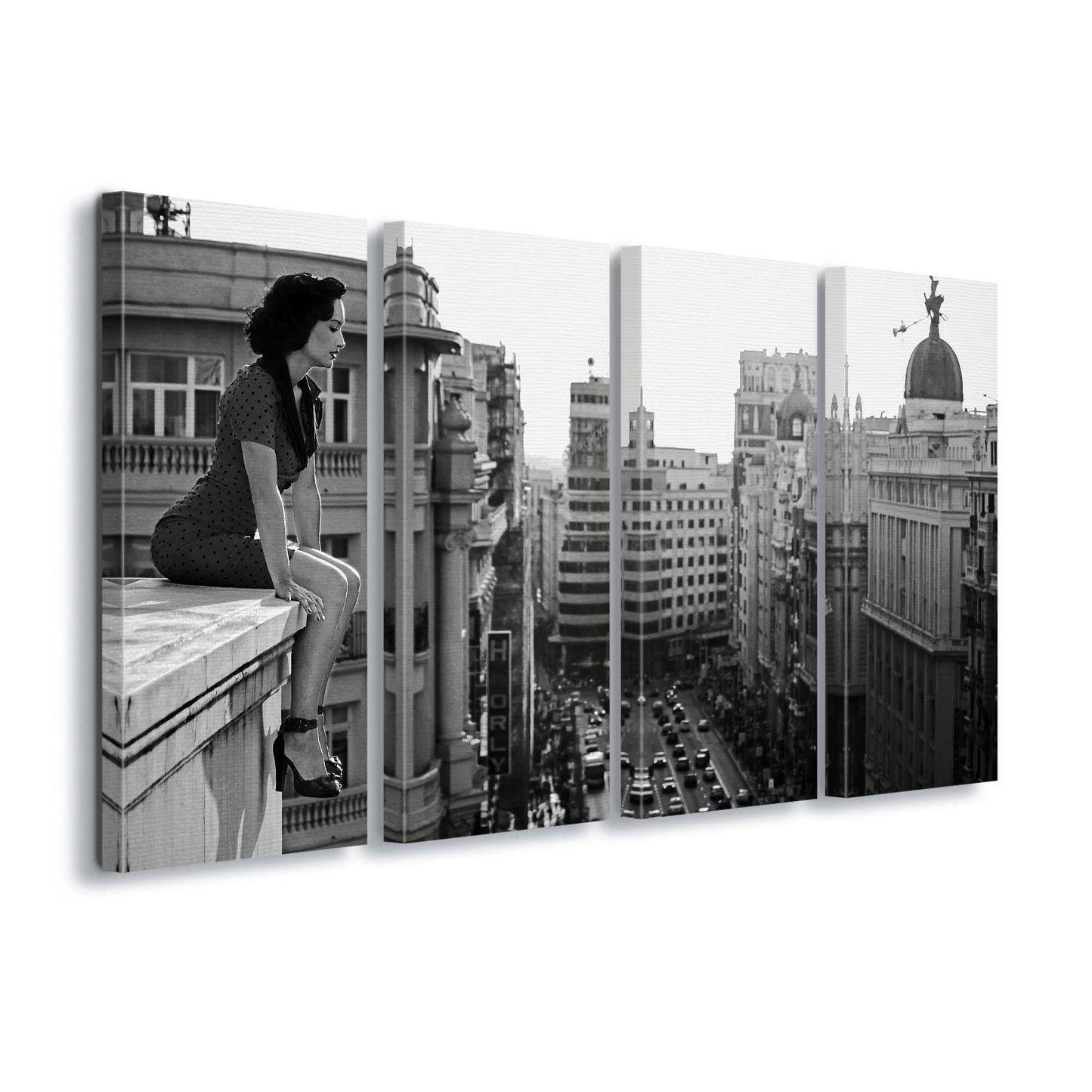 Mad Madrid by Alejandro Marcos Canvas Print - USTAD HOME