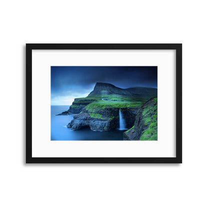 Gasadalur by Trevor Cole Framed Print - USTAD HOME