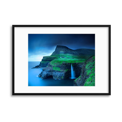 Gasadalur by Trevor Cole Framed Print - USTAD HOME