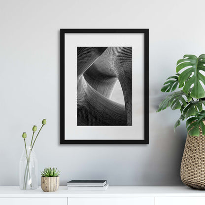 Lines by Peter Pfeiffer Framed Print - USTAD HOME