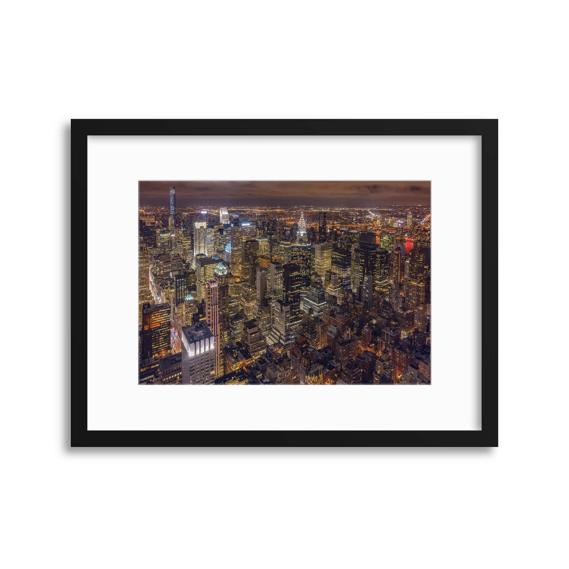 Night Life by Milton Mpounas Framed Print - USTAD HOME