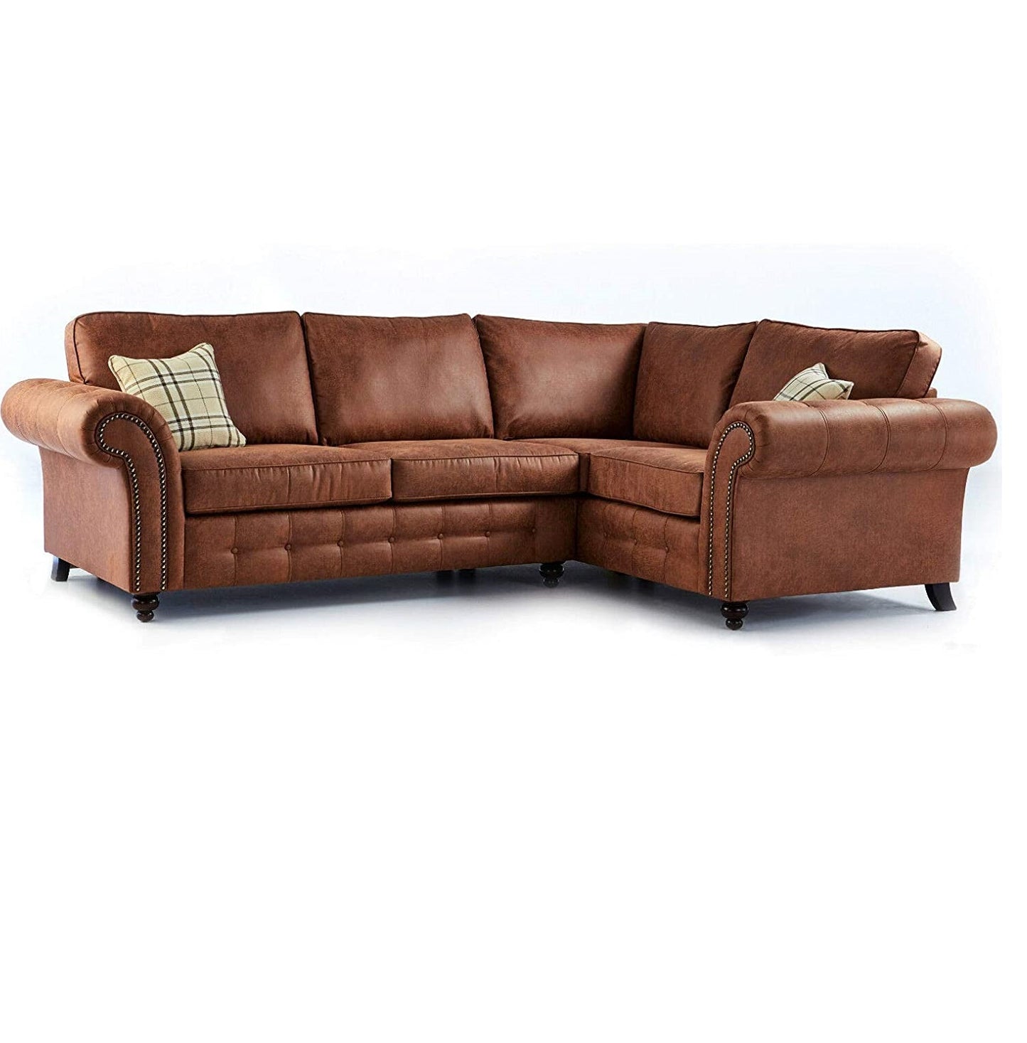 Faux Leather Oakland Sofa - USTAD HOME