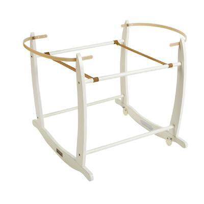Deluxe White Moses Basket Rocking Stand - USTAD HOME